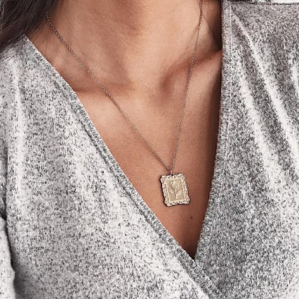 Boho Rose free Necklace jewelry chain